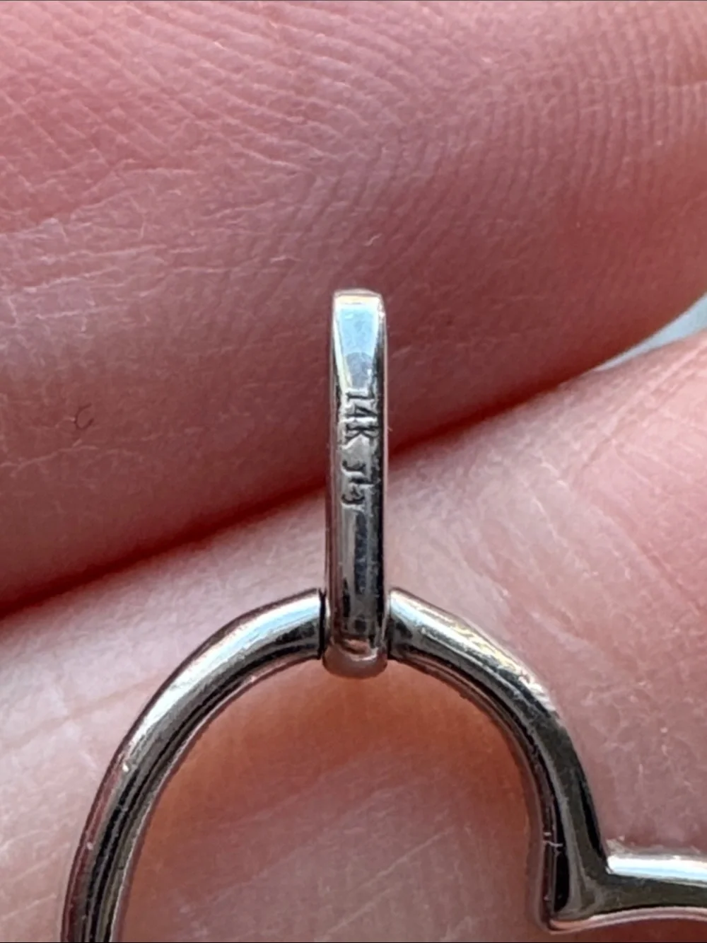 14K Diamond Pendant